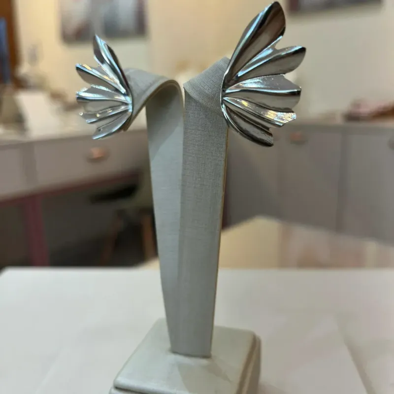 BRINCO LEQUE DIAMANTE