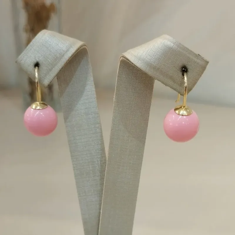 BRINCO GANCHO ROSA