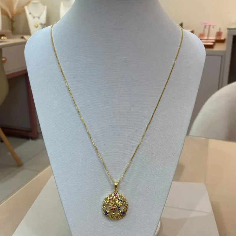 COLAR CASAL FILHOS MANDALA