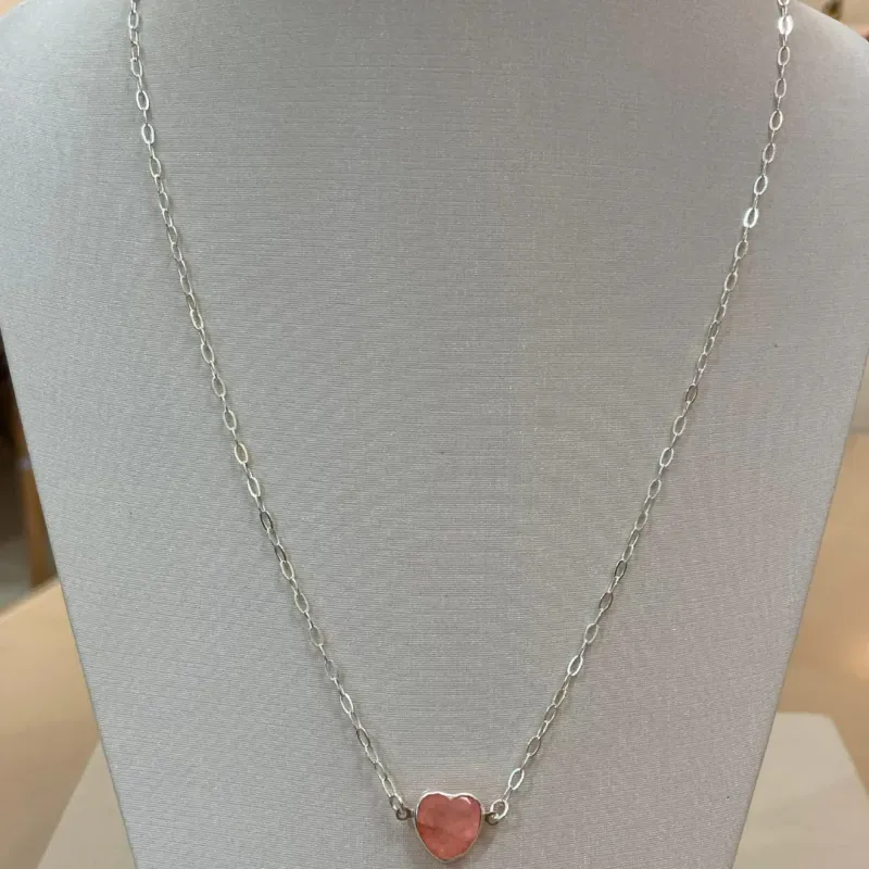 CORRENTE CARTIER COM CORAÇÃO ROSÊ