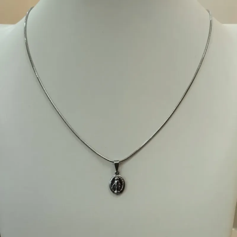 PINGENTE AÇO NOSSA SENHORA DAS GRAÇAS