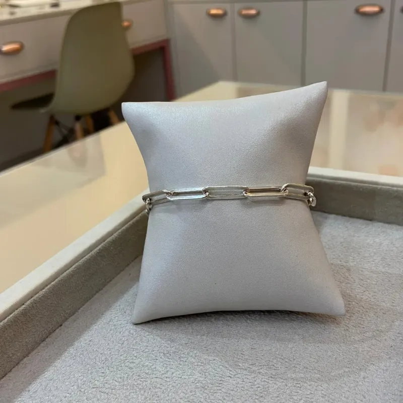 PULSEIRA PRATA CARTIER GROSSA