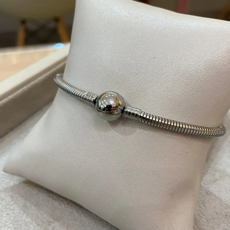 PULSEIRA AÇO PANDORA 22CM FECHO BOLINHA