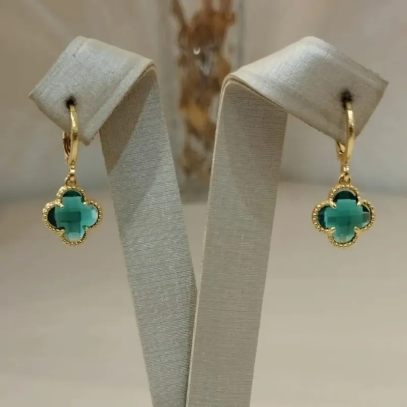 ARGOLA TREVO VAN CLEEF VERDE
