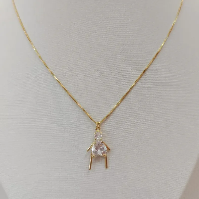 PINGENTE FILHA PALITO CRISTAL