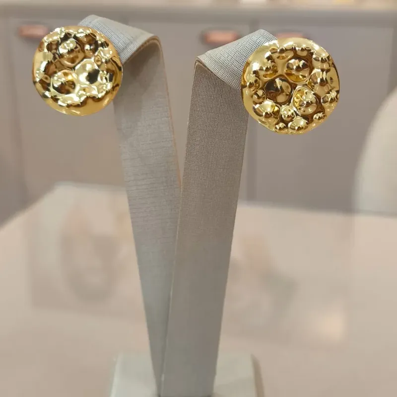 BRINCO BOTÃO ORGÂNICO BOLHAS PEQUENO