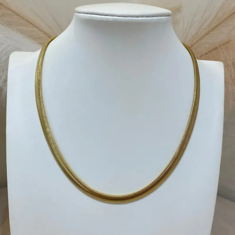 CHOKER MALHA COM FECHO BÓIA