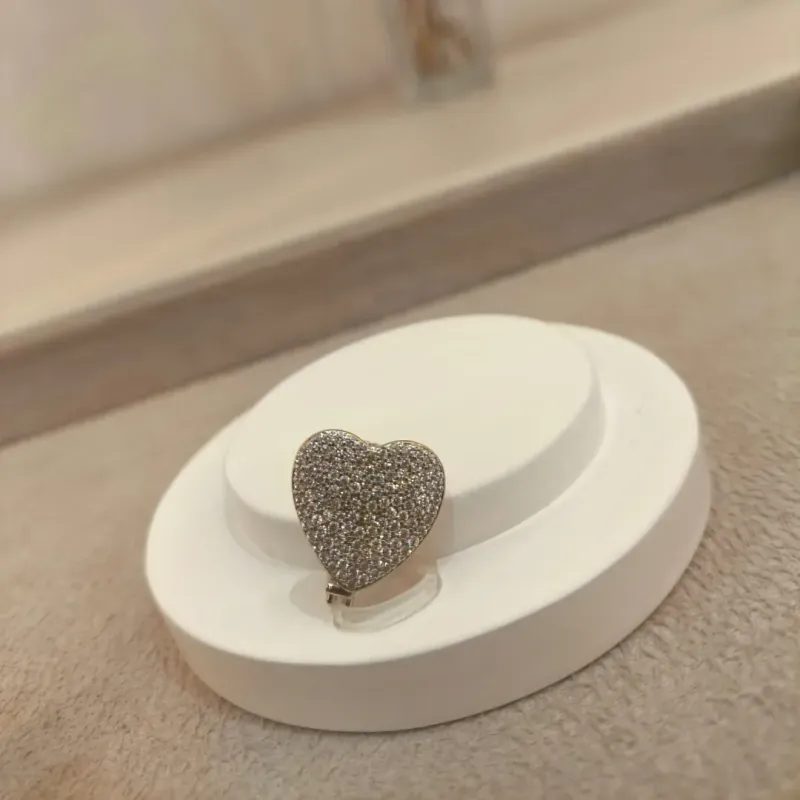 PINGENTE CORAÇÃO CRAVEJADO PARA PULSEIRA