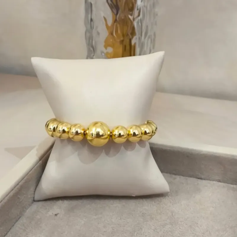 BRACELETE LUXO ESFERAS