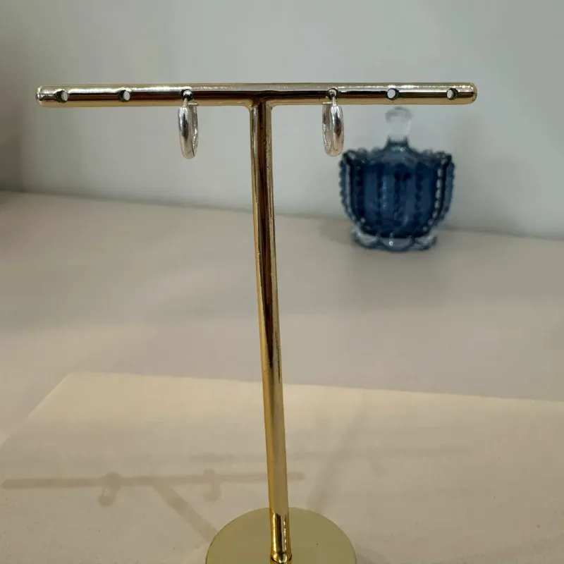 ARGOLA PRATA LISA P
