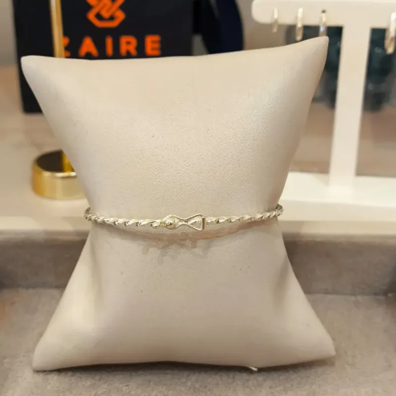 BRACELETE PRATA TORCIDO