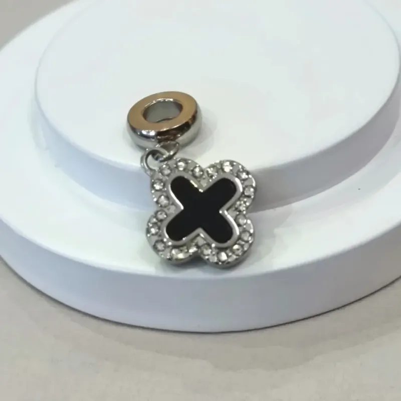 BERLOQUE AÇO TREVO VAN CLEEF PRETO