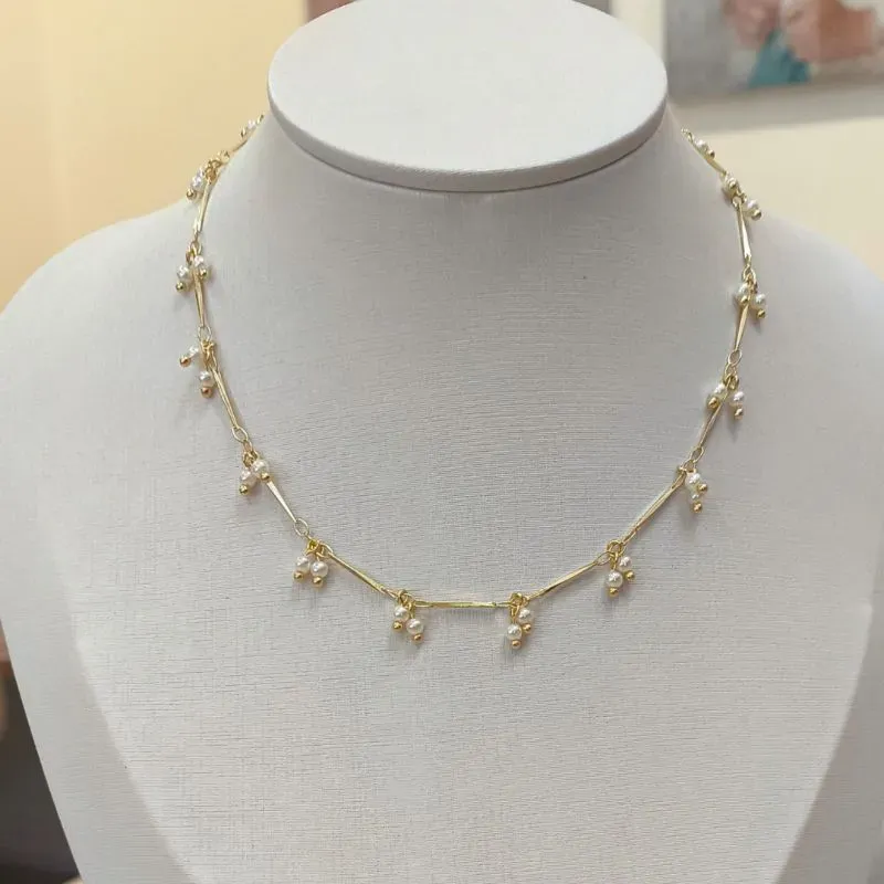 CHOKER MINI PÉROLAS