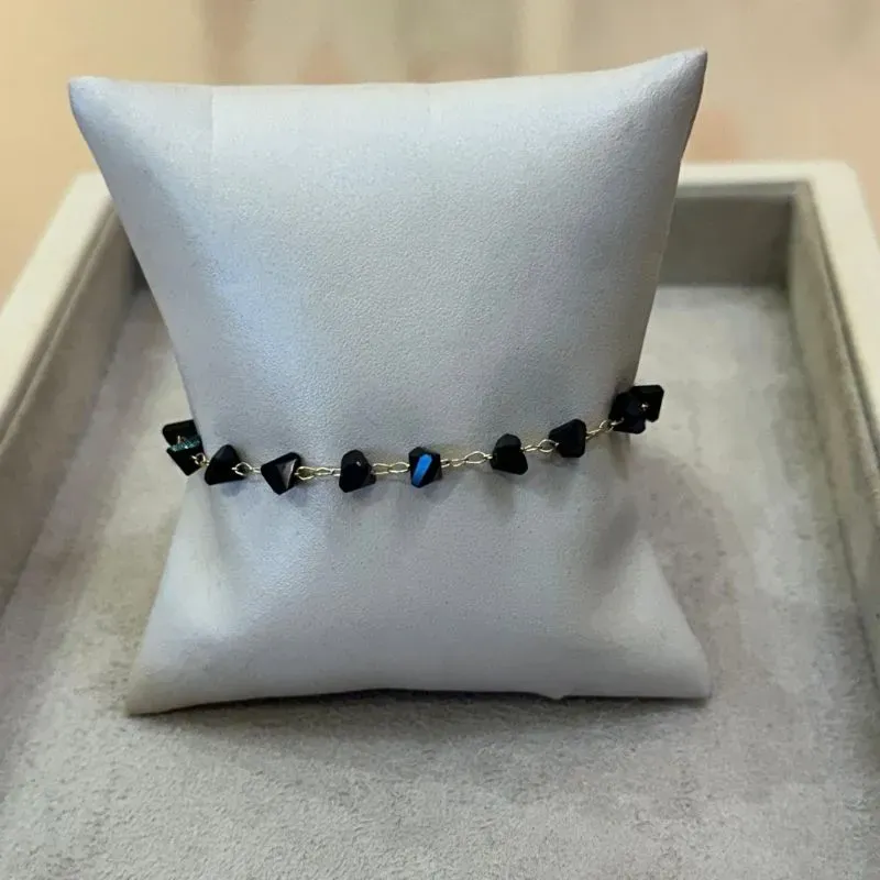 PULSEIRA CRISTAIS PRETOS