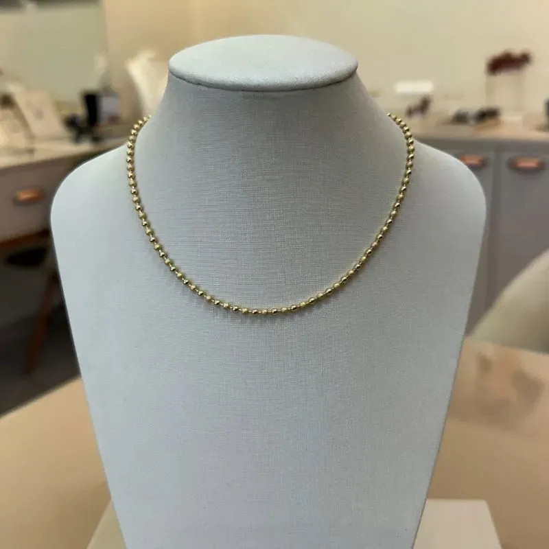CHOKER BOLINHAS LISA E FOSCA