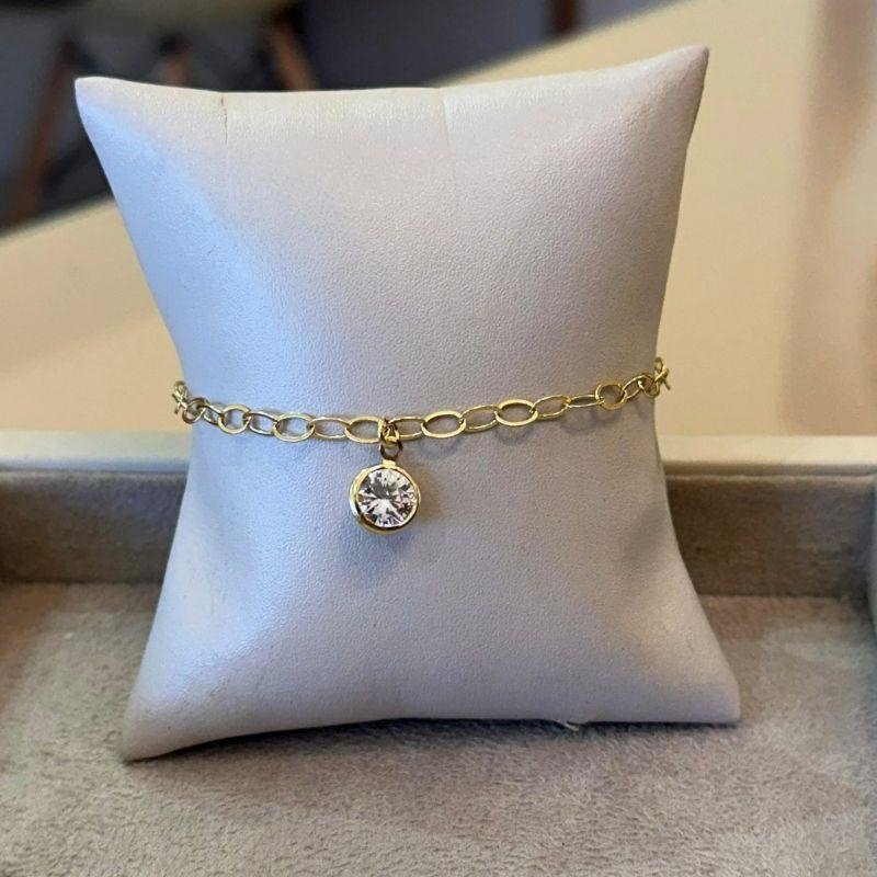PULSEIRA ELOS E PINGENTE ZIRCÔNIA