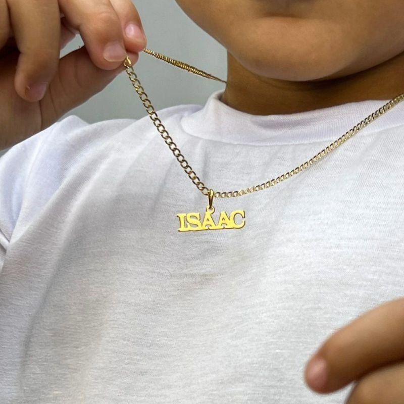 CORRENTE CRUMET MÉDIA COM NOME
