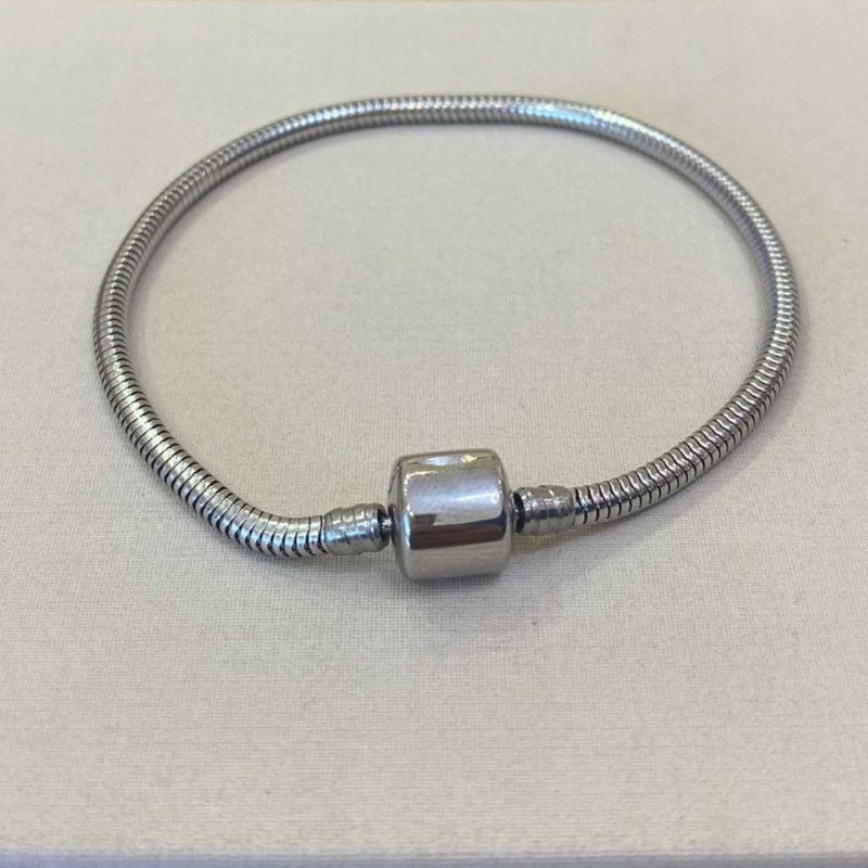 PULSEIRA AÇO PANDORA 22CM FECHO TAMBOR