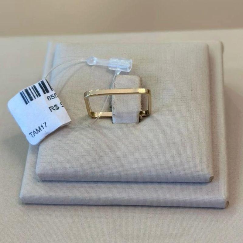 ANEL QUADRADO TAMANHO 17