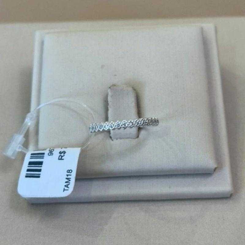 APARADOR PRATA FINO CRAVEJADO TAMANHO 18