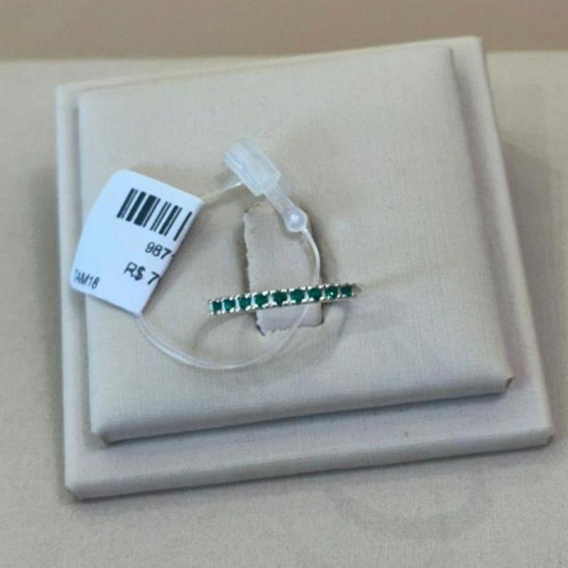 APARADOR PRATA VERDE ESMERALDA TAMANHO 18