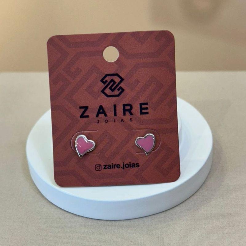 BRINCO AÇO RESINADO ROSA