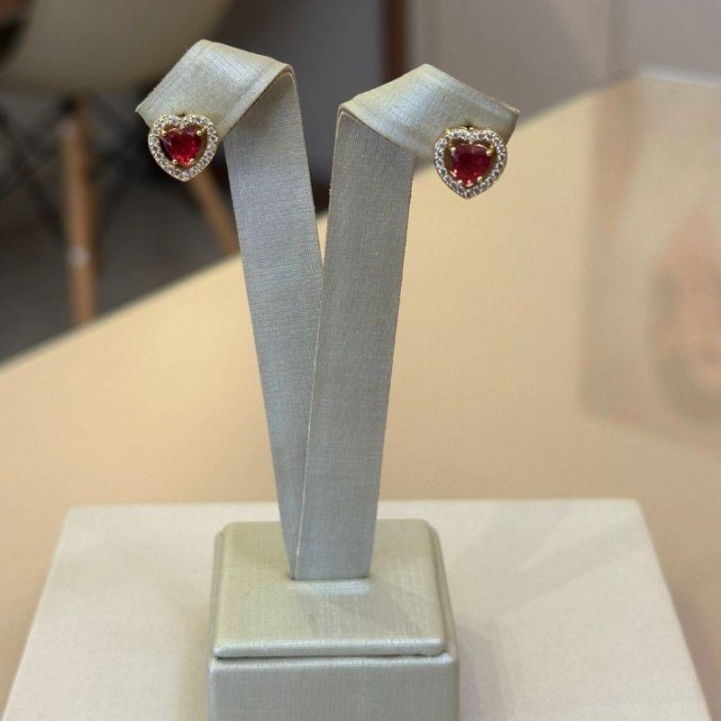 BRINCO CORAÇÃO PINK