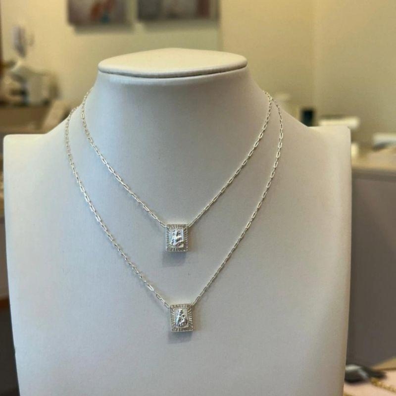 ESCAPULÁRIO PRATA CARTIER NOSSA SENHORA DO CARMO