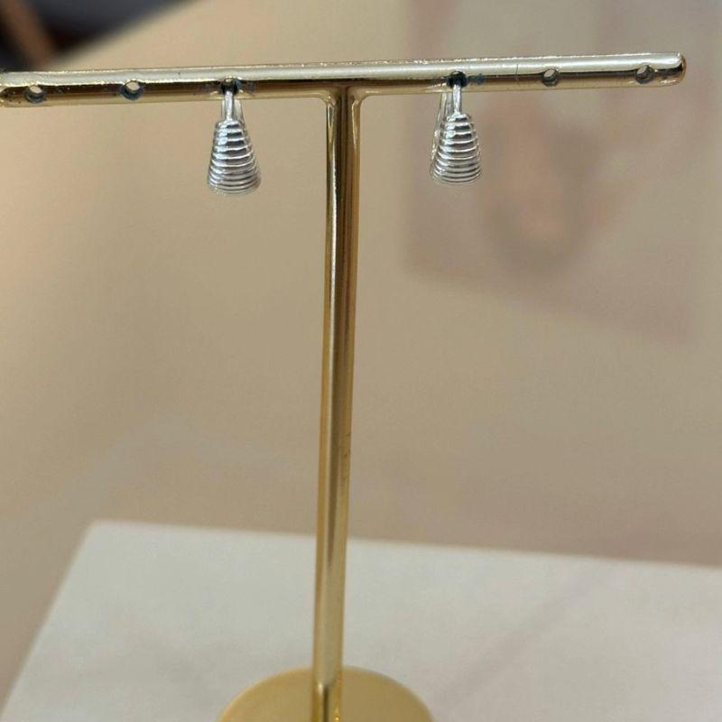 ARGOLA PRATA RISCADA M