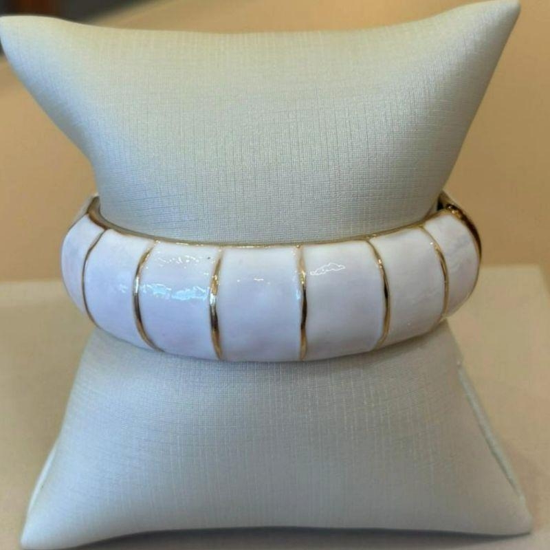 BRACELETE RESINADO BRANCO