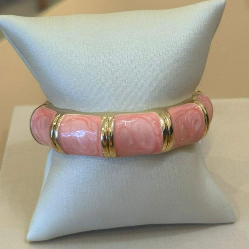 BRACELETE RESINADO ROSA