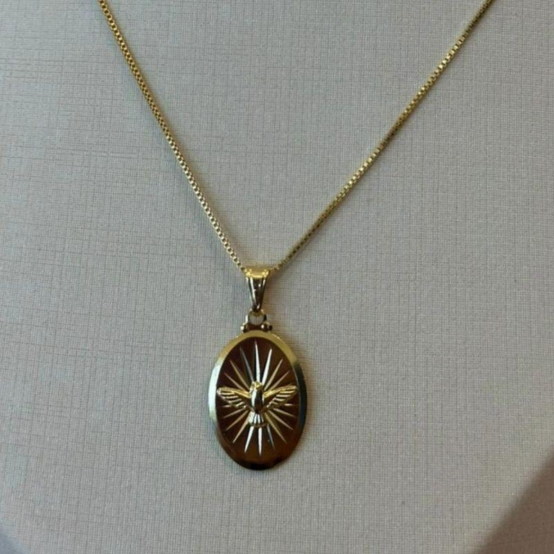 PINGENTE ESPÍRITO SANTO OVAL