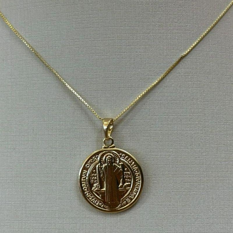 PINGENTE MEDALHA DE SÃO BENTO MÉDIA