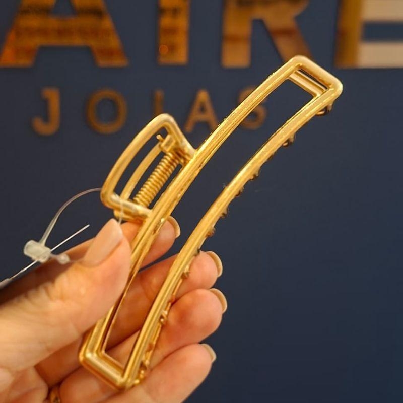 PIRANHA METAL DOURADA ESTREITA