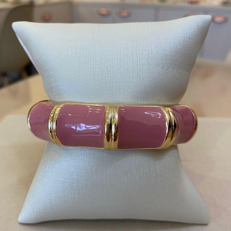 BRACELETE RESINADO ROSA