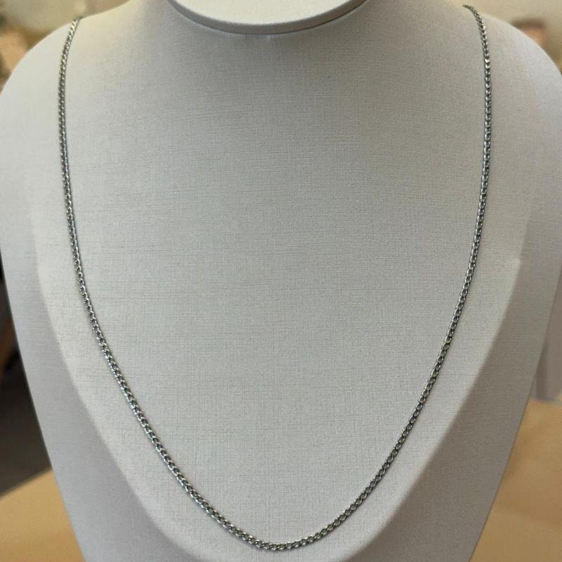 CORRENTE GRUMET ACHATADA AÇO 2MM/60CM