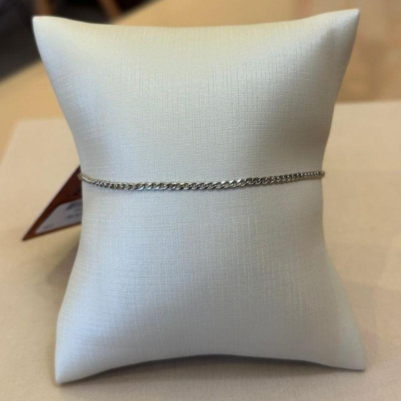 PULSEIRA GRUMET ACHATADA AÇO 2MM/21CM