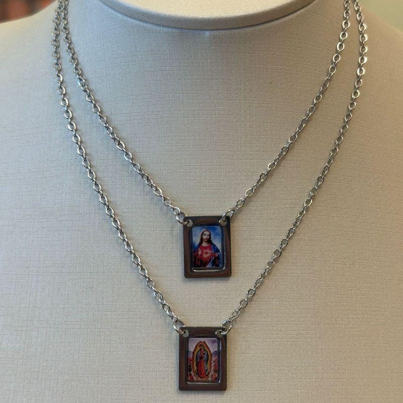 ESCAPULÁRIO AÇO NOSSA SENHORA DE GUADALUPE
