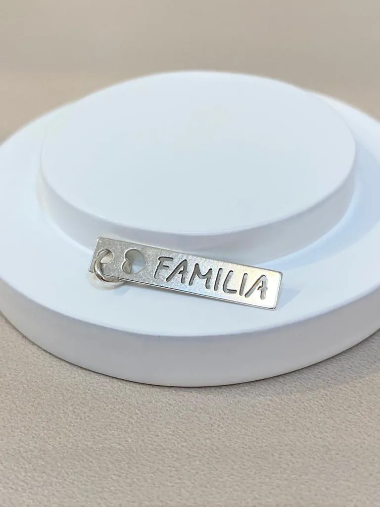 PINGENTE PRATA FAMÍLIA
