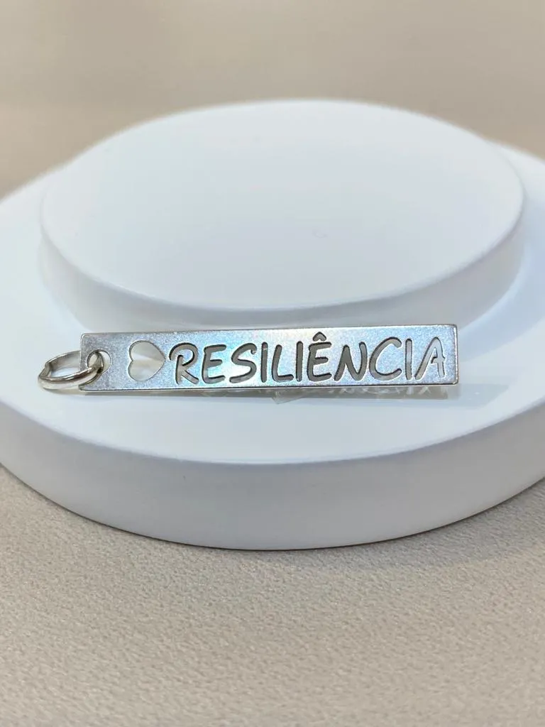 PINGENTE PRATA RESILIÊNCIA