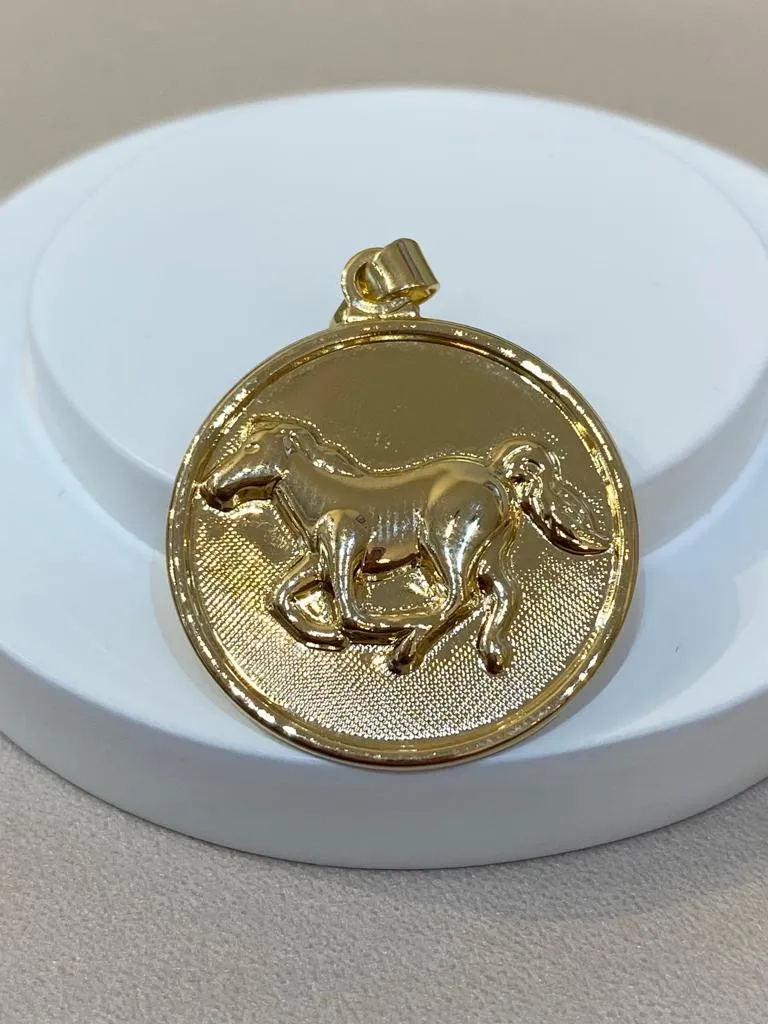PINGENTE CAVALO MEDALHA