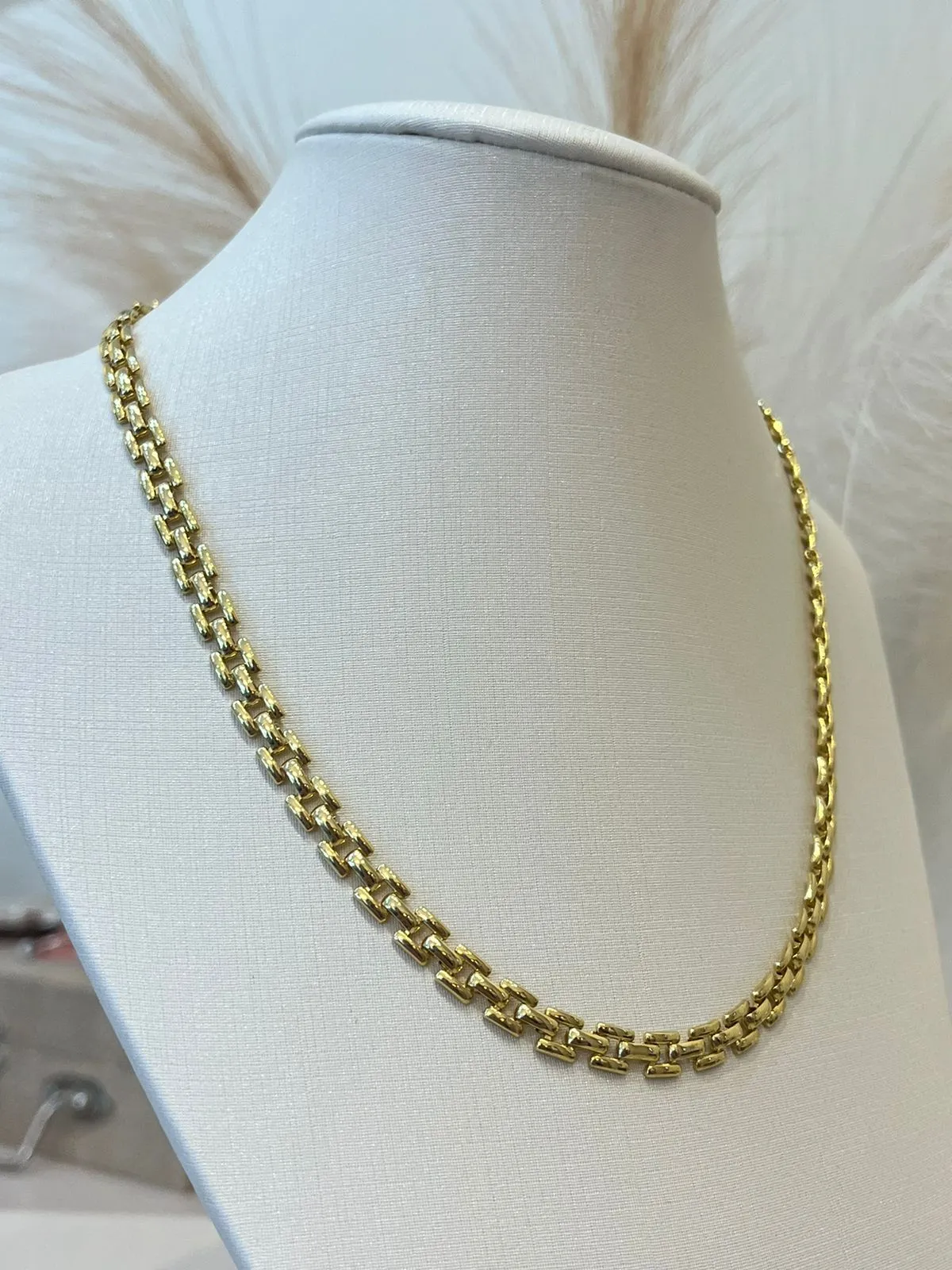 CHOKER MALHA RELOGIO