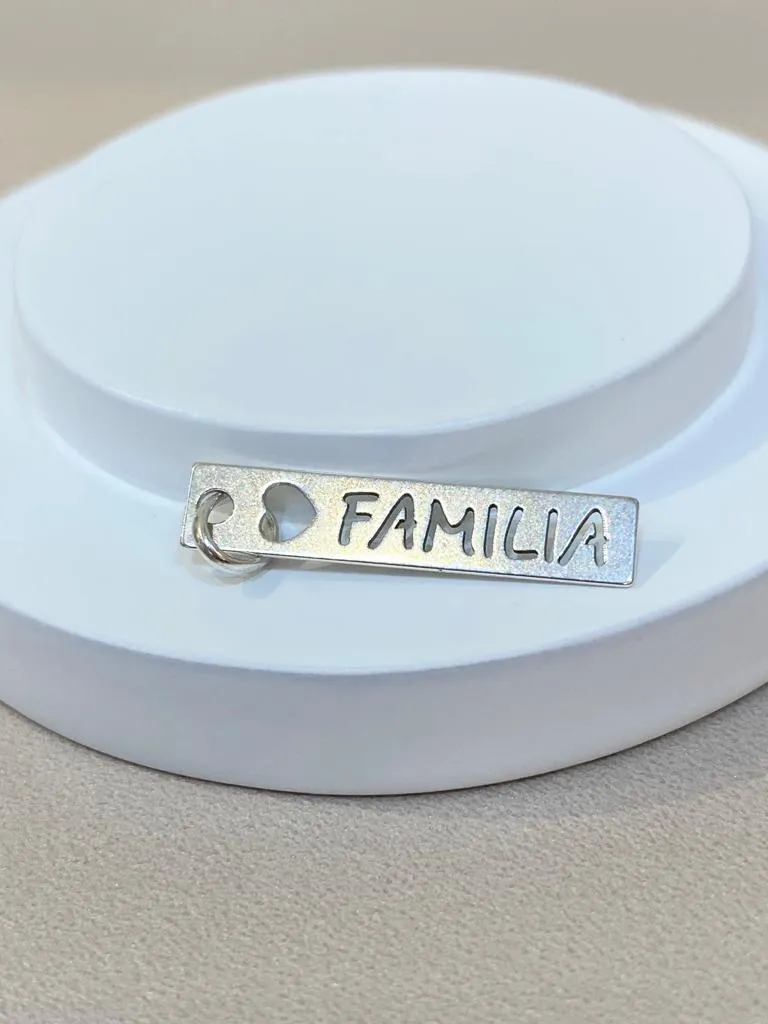 PINGENTE PRATA FAMÍLIA