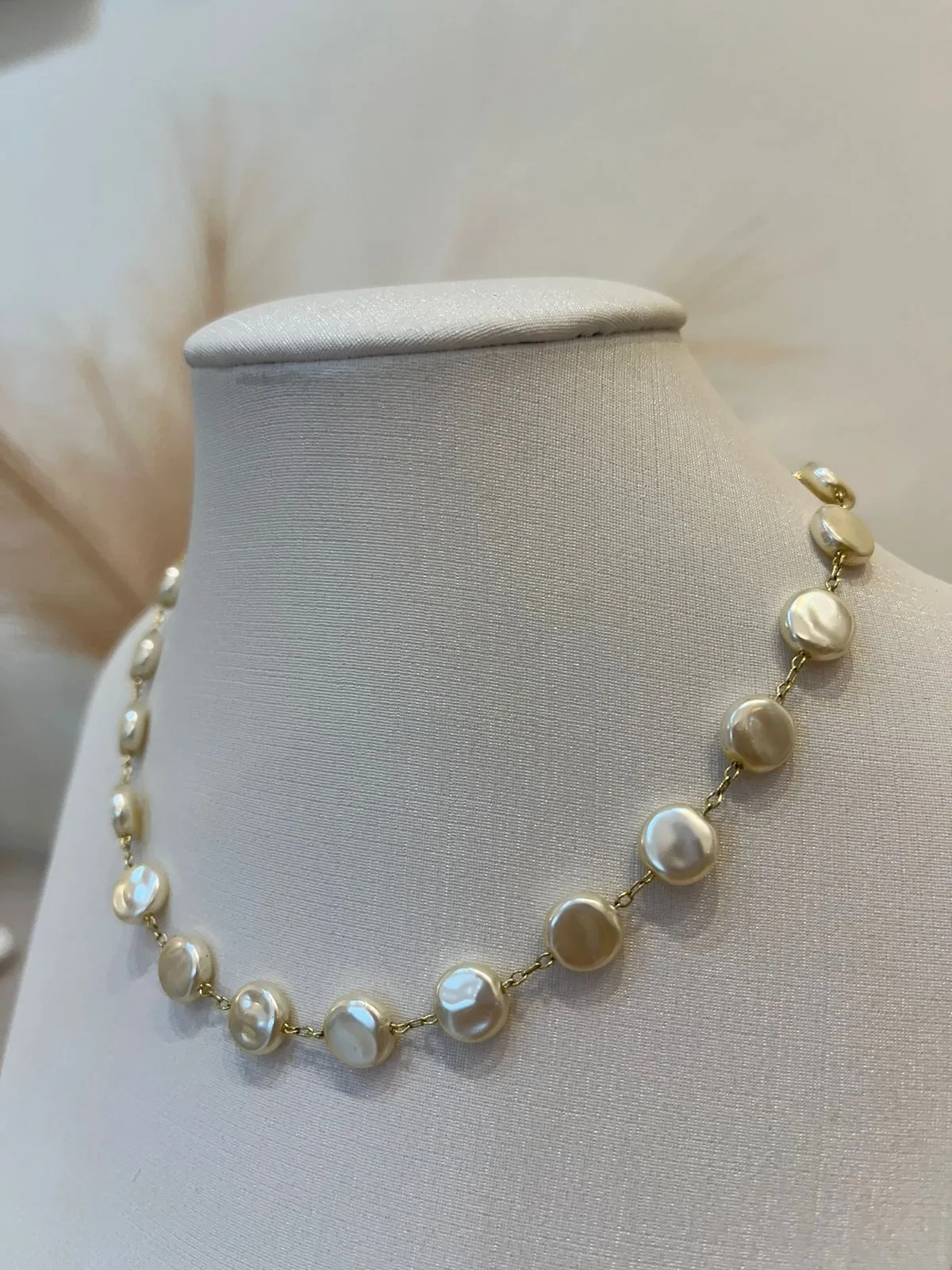 CHOKER PÉROLAS MOEDAS