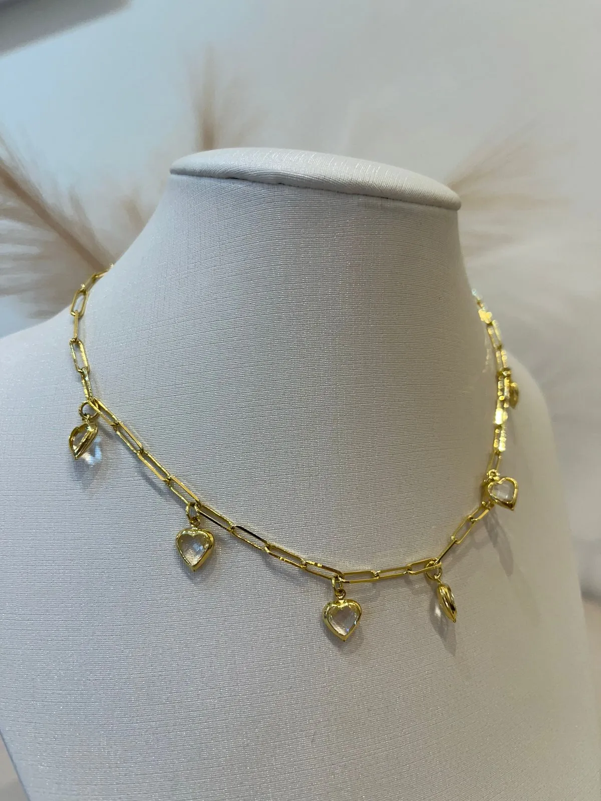 CHOKER CARTIER CORAÇÕES