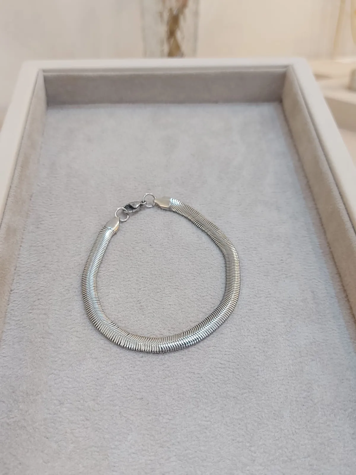 PULSEIRA AÇO MALHA GROSSA