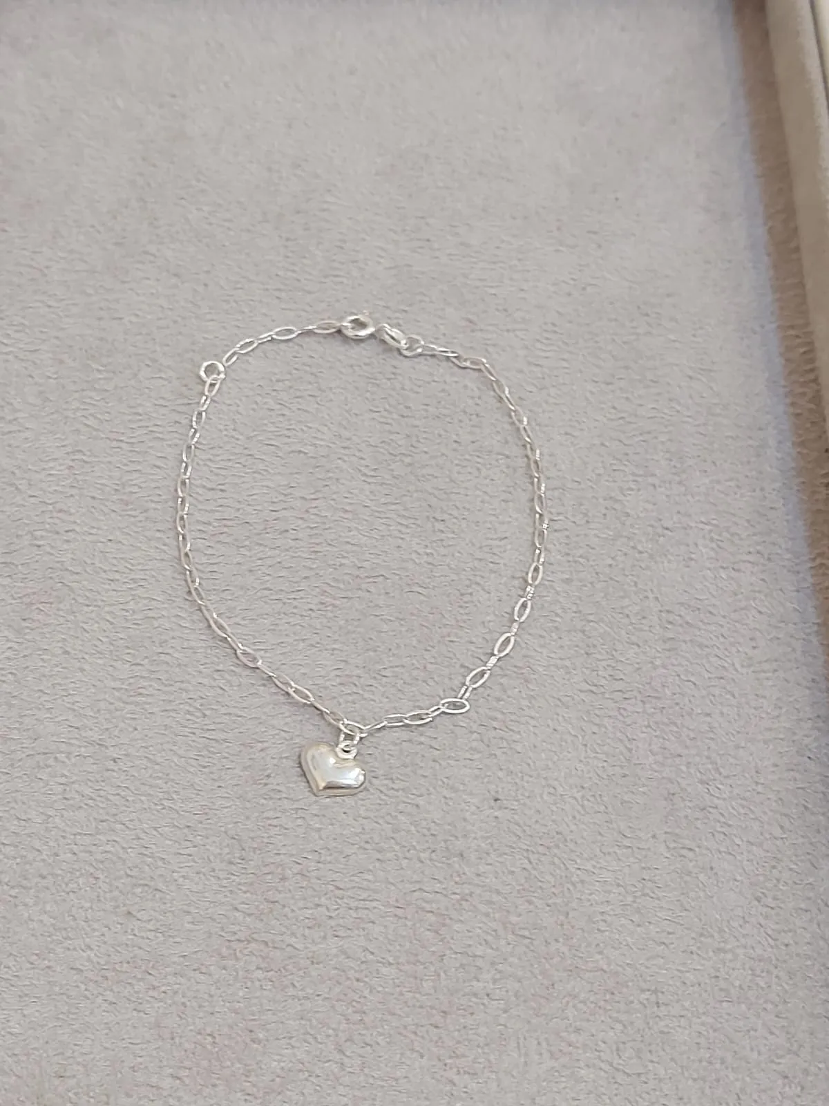 PULSEIRA PRATA CARTIER CORAÇÃO