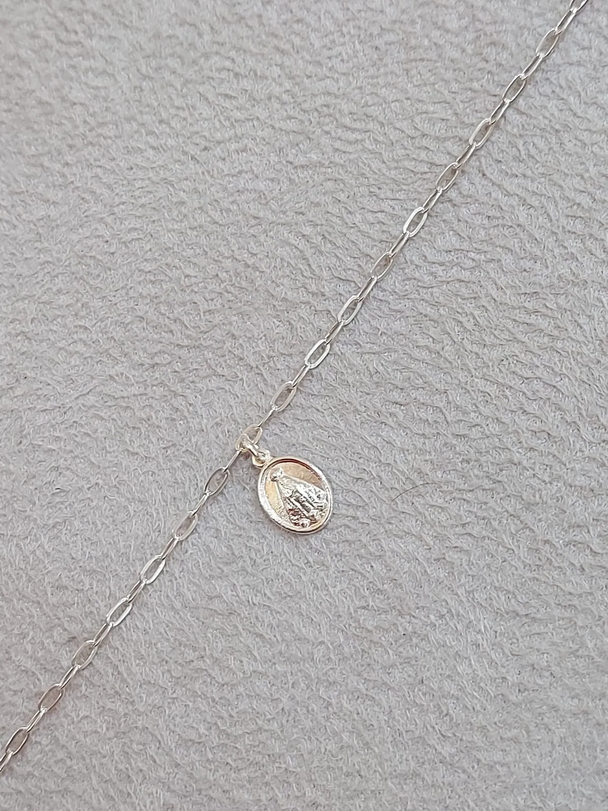 PULSEIRA PRATA MEDALHA NOSSA SENHORA APARECIDA