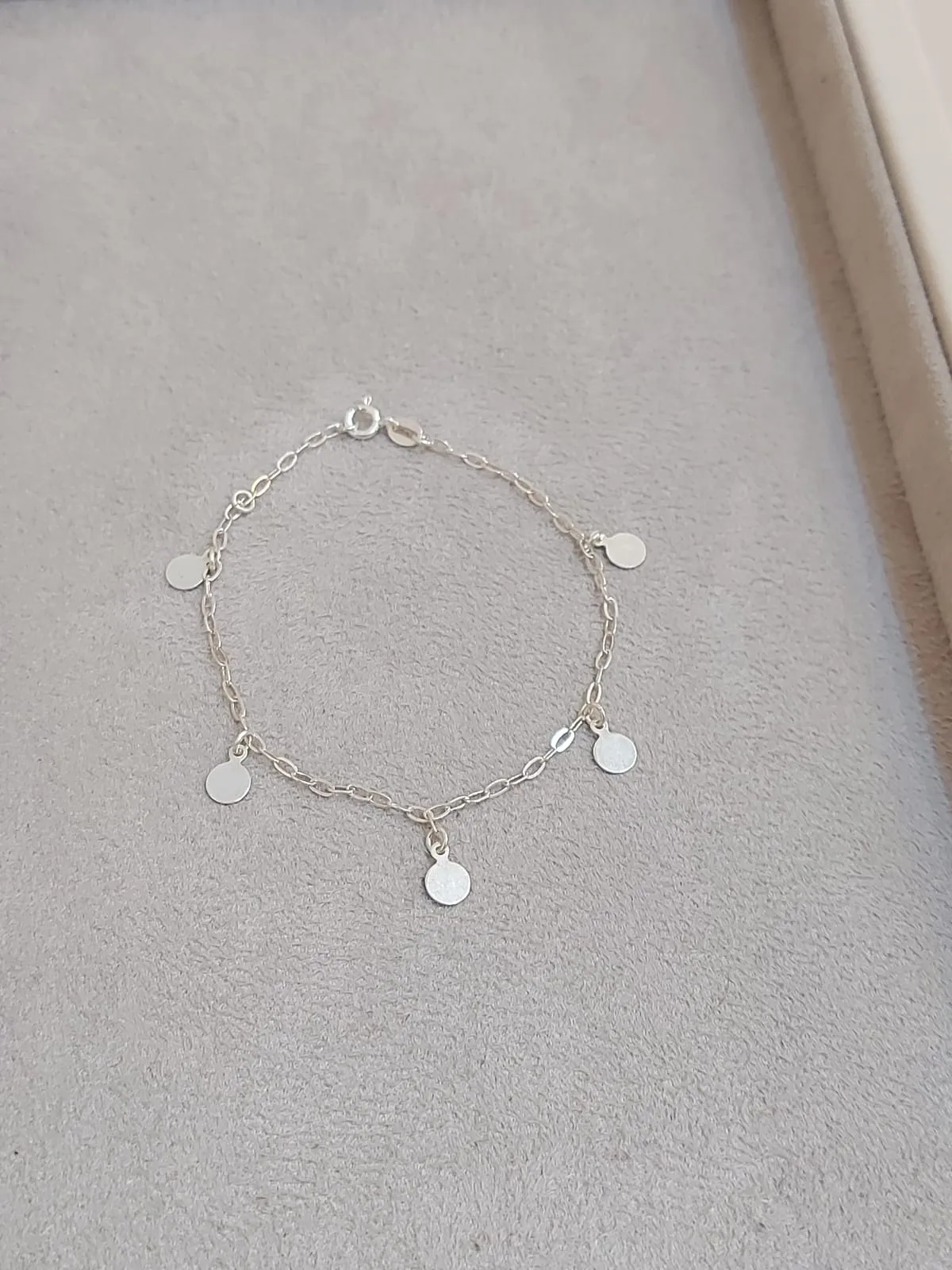 PULSEIRA PRATA MEDALHAS