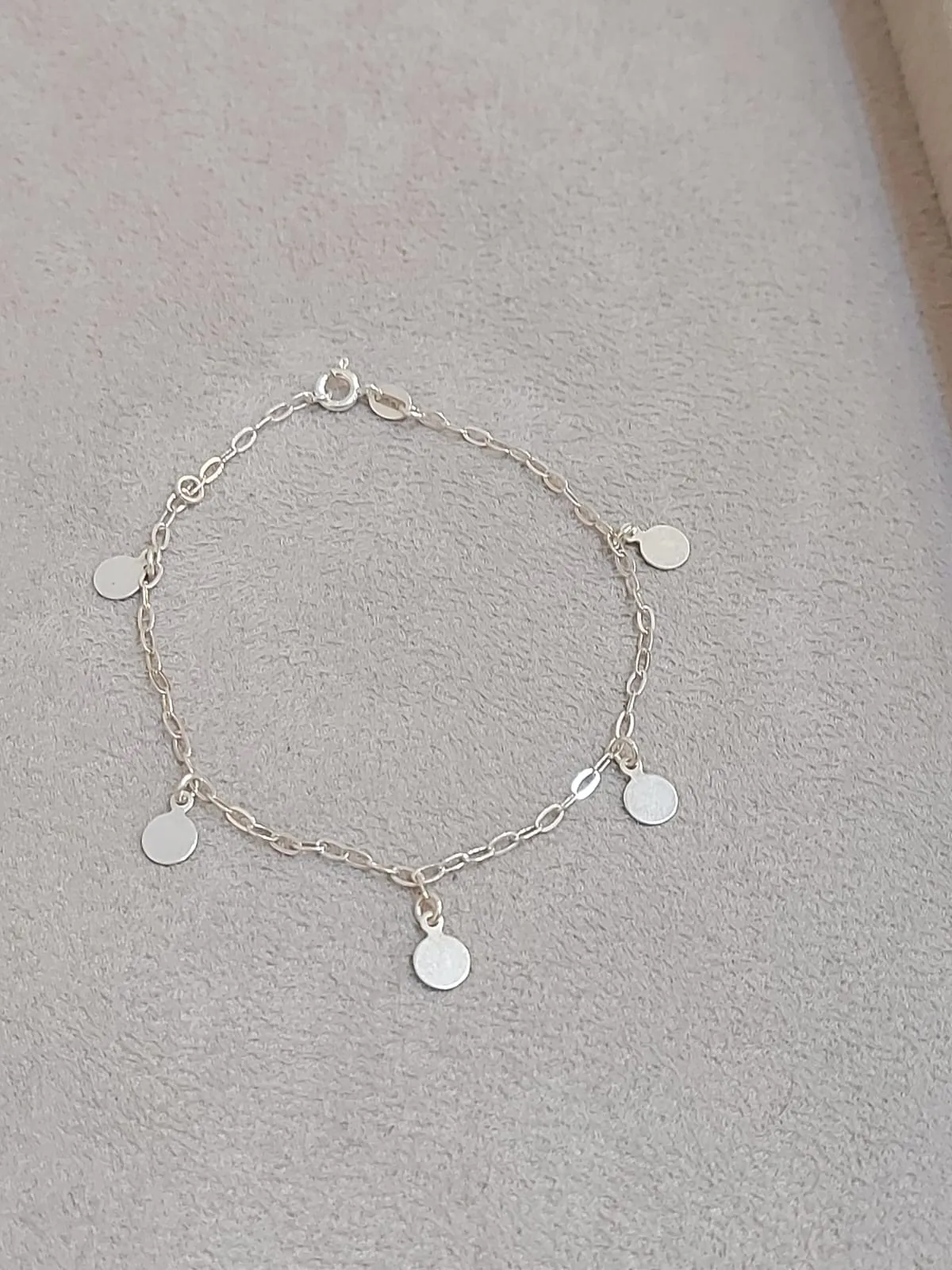 PULSEIRA PRATA MEDALHAS
